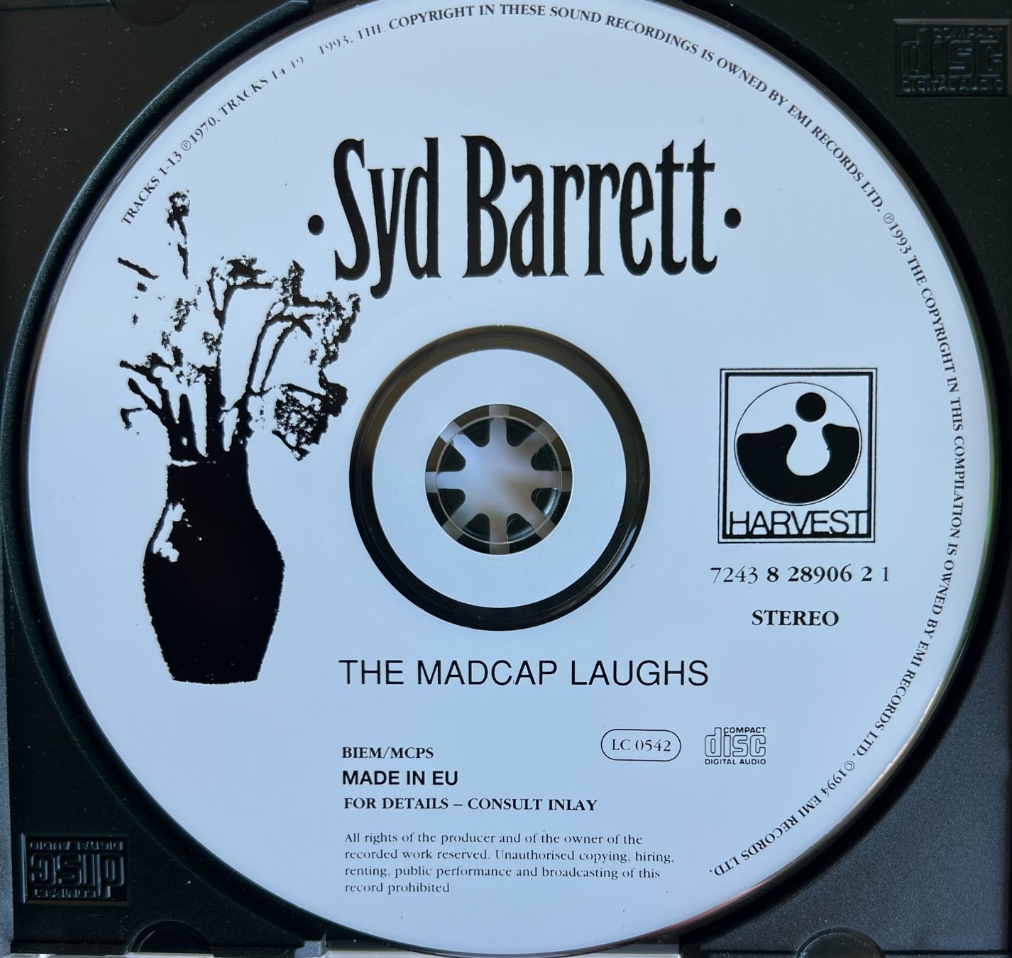 CD: SYD BARRETT /  The Madcap Laughs – Usato da Bischofszell venduto da kustavi 2