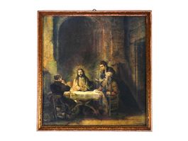 Gemälde Abendmahl in Ammaus von Rembrandt van Rjin