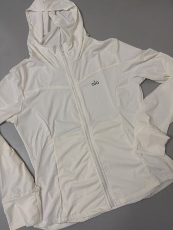 Damen Jacke alo weiss Grösse oversize guter Zustand