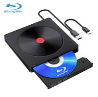 Externer Blu-ray BD/CD/DVD Player & Brenner USB 3.0 - Typ-C