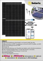 Solar Balkonkraftwerk 600W.- 840Wp. Steckerfertig.