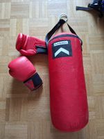 Verkaufe einen Boxsack mit 2 Handsch 4,6 kghen