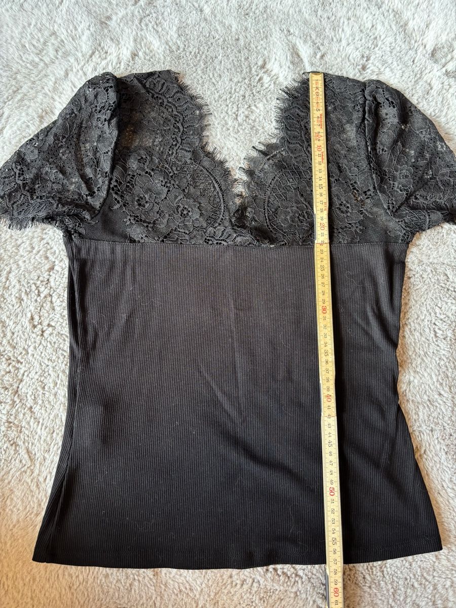 Morgan Top: Top Morgan dentelle noir taille M – Nuovo (secondo la descrizione) da Dotzigen venduto da SecondHandGems 7