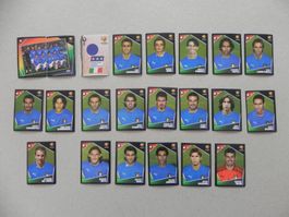 Panini Fussball EM 2004 Fehlliste Italien 22 Stk. 219 - 241