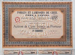 Forges et Laminoirs de Creil Fers à Cheval SA - 1914