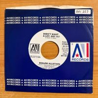 Rinlew Allstars - Didn't Want A Lot, Did Ya? / US-Promo 1978
