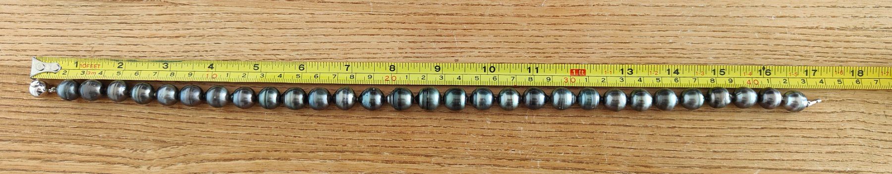 Catenine: Tahitiperlencollier, barocke Form, 12 -13.5mm – Nuovo e nell'imballaggio originale da Rümlang venduto da 21f 3