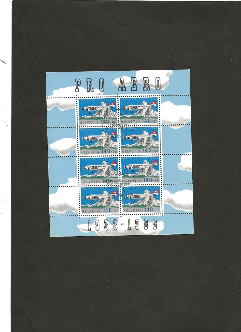 Tutti i francobolli: Bogen Flugpost gestempelt – Nuovo (secondo la descrizione) da Au ZH venduto da xelagreb01