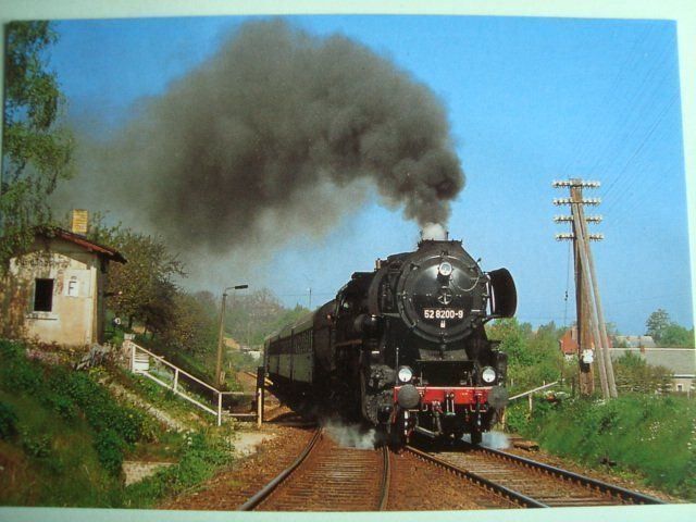 Ansichtskarten: DB Dampflok BR 52 8200-9 – Neu und originalverpackt aus Thun von Gaad1961