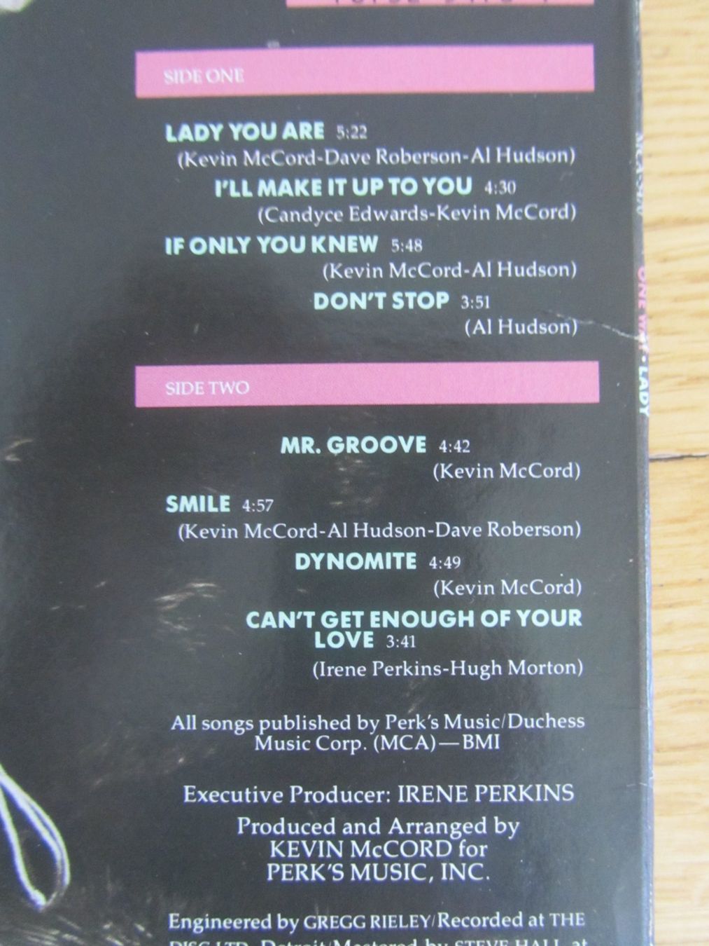 Schallplatten: One Way:  Lady   LP Vinyl Schallplatte – Gebraucht aus Seengen von mikelele 4