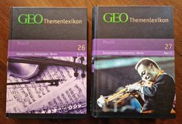 GEO Themenlexikon  -  Musik  -  2 Bände