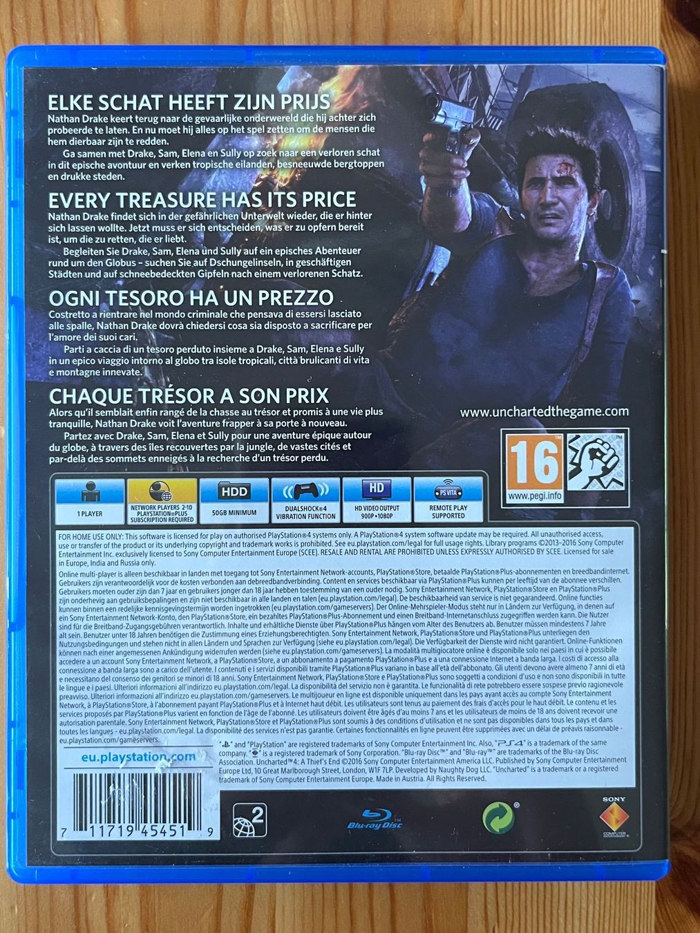 Giochi: Uncharted 4: A Thief's End - PS4 – Usato da Zürich venduto da Gurkis 3