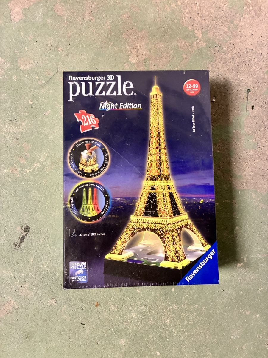 Ravensburger Puzzles: Ravensburger 3D Puzzle Eiffelturm Night Edition 216 Teile – Neuf avec emballage d'origine à Zürich par Spurlos123