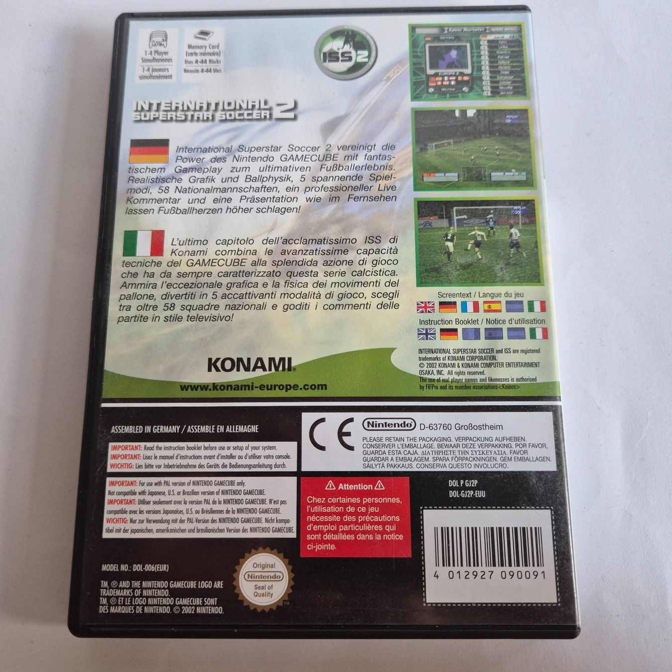 Nintendo Giochi: International Superstar Soccer 2 - GC – Usato da Zürich venduto da Mephisto87 1