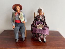 Statuettes Couple Âgé Atelier de Santons Provence