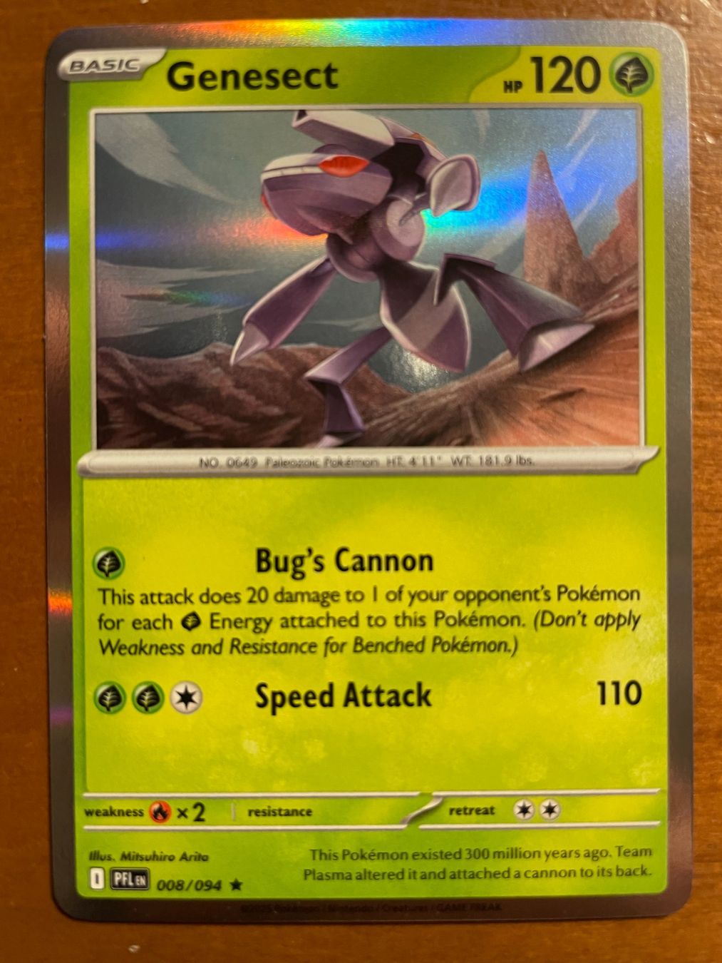 Pokémon Carte collezionabili: Pokemon Genesect Holo (Versand gratis) – Nuovo (secondo la descrizione) da Chur venduto da Angerson