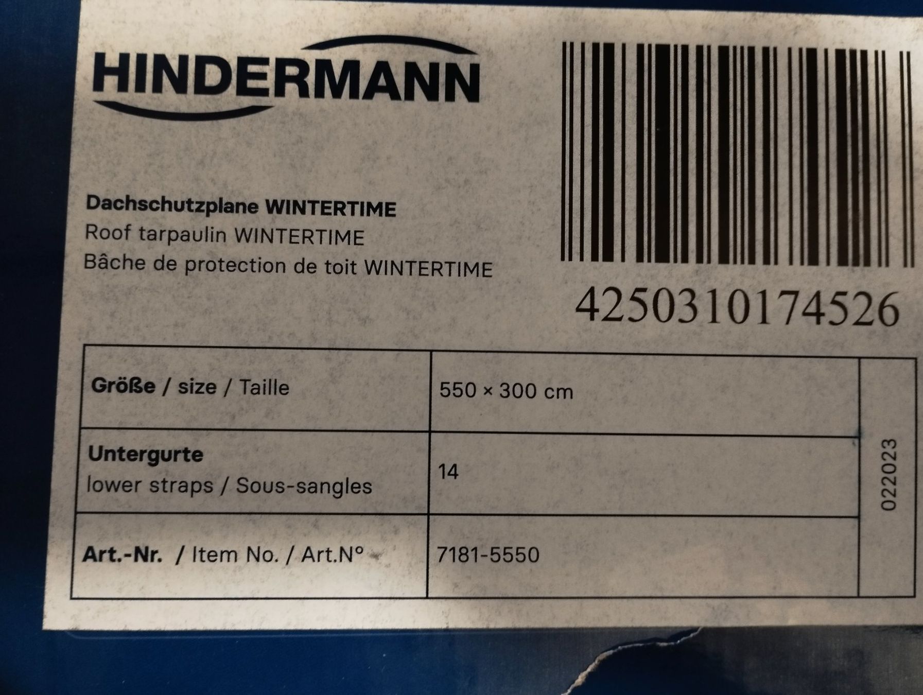Coperture & Stuoie termiche: Wohnwagenschutzplane 550 x 300 – Usato da Matten b. Interl venduto da goldfisch024 1