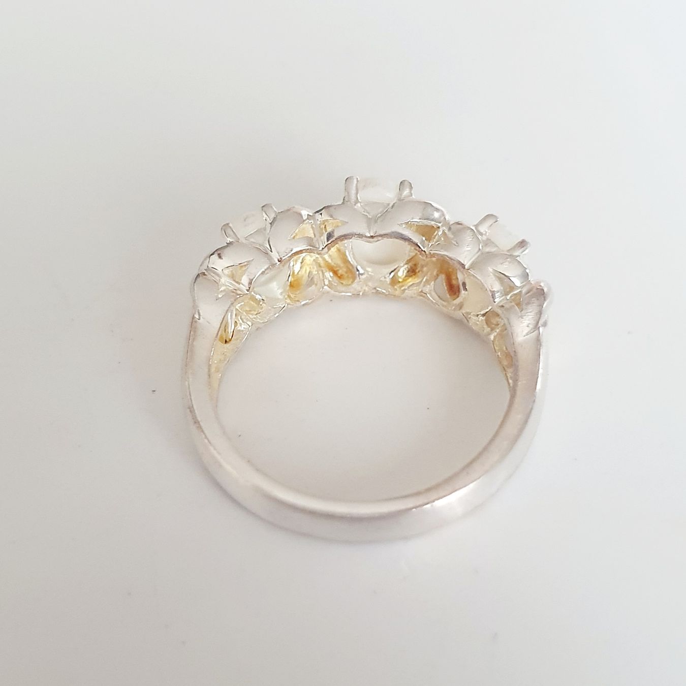 Anelli: Weisser Opal Ring, 925 Silber, Gr. 17.2 mm – Usato da Kreuzlingen venduto da Wunderkiste123 7
