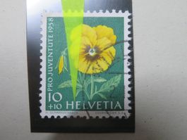 Abart Pro Juventute J 174 weisser Punkt zw. H+E v. Helvetia
