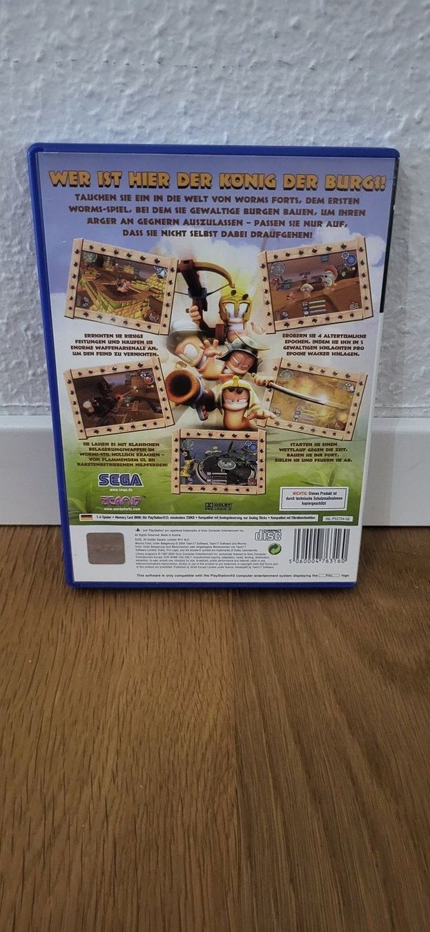 Sony Giochi: PS2 – Worms Forts Unter Belagerung – Usato da Münsingen venduto da Heroism2010 1
