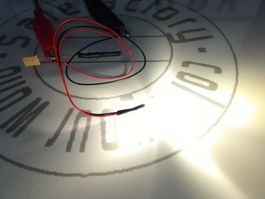 LED 3mm verkabelt, 12V DC, warmweiss