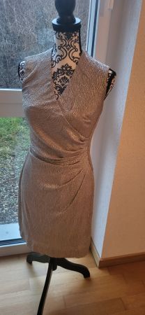 Robe dorée élégante pour les fêtes Ralph lauren