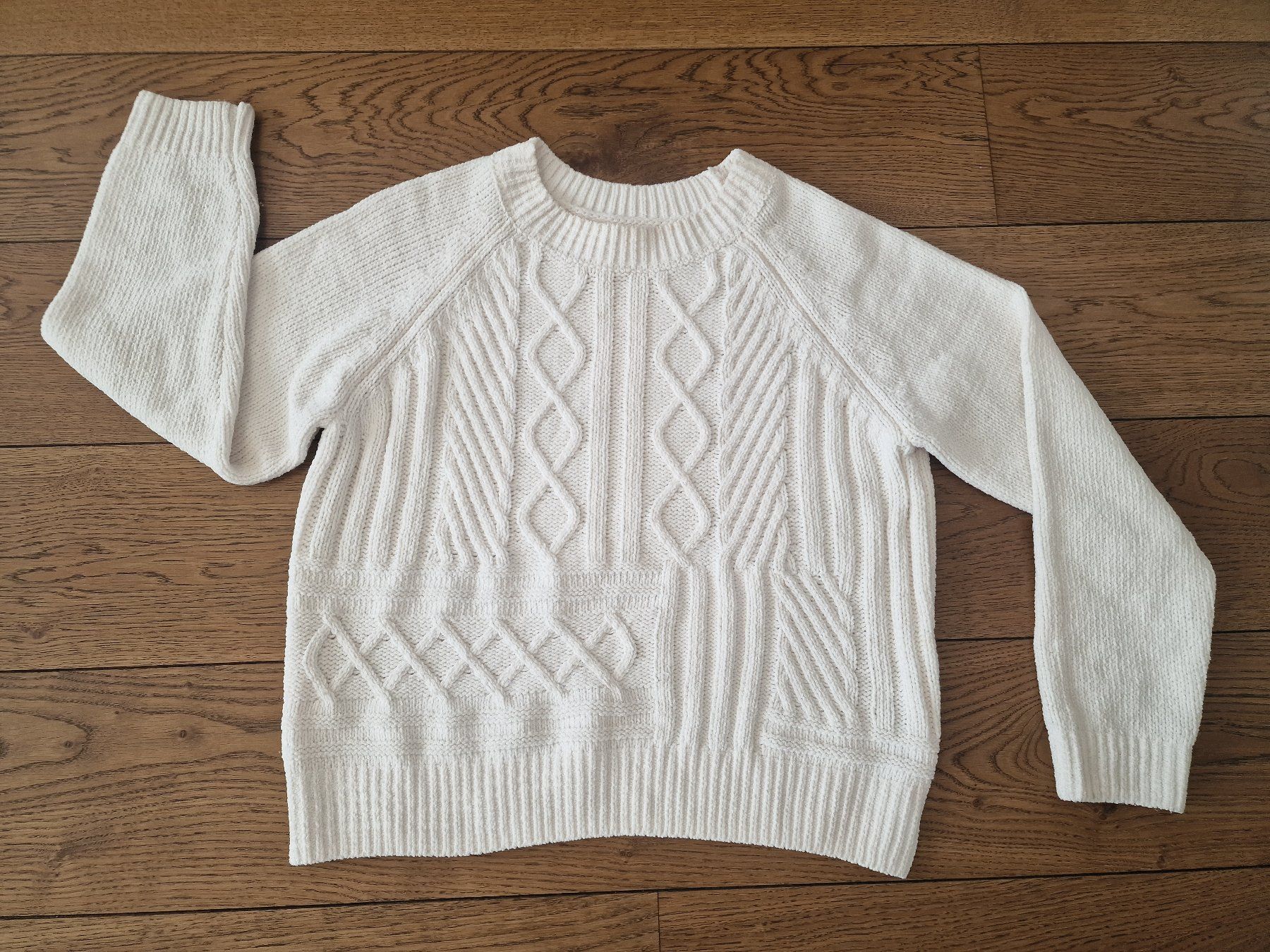 Maglioni & Felpe: Damen Pullover weiss Zopfmuster Grösse S - top Zustand – Nuovo (secondo la descrizione) da Meierskappel venduto da HeartWear