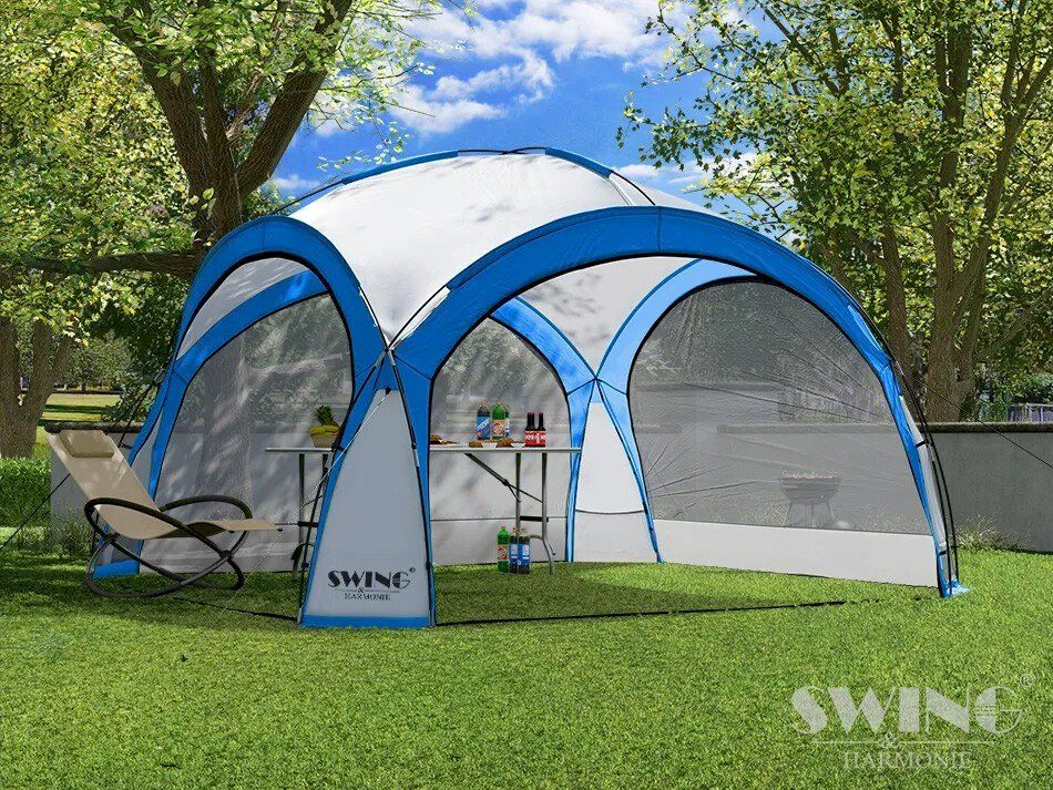Tentes & Pavillons: LED Event Pavillon 3,60 m Blau – Neuf avec emballage d'origine à Bottighofen par zaap 2