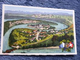 Rheinau,Künstl.E.Müller,C.Künzli,ZH,Brücke,Städtchen,Marthal