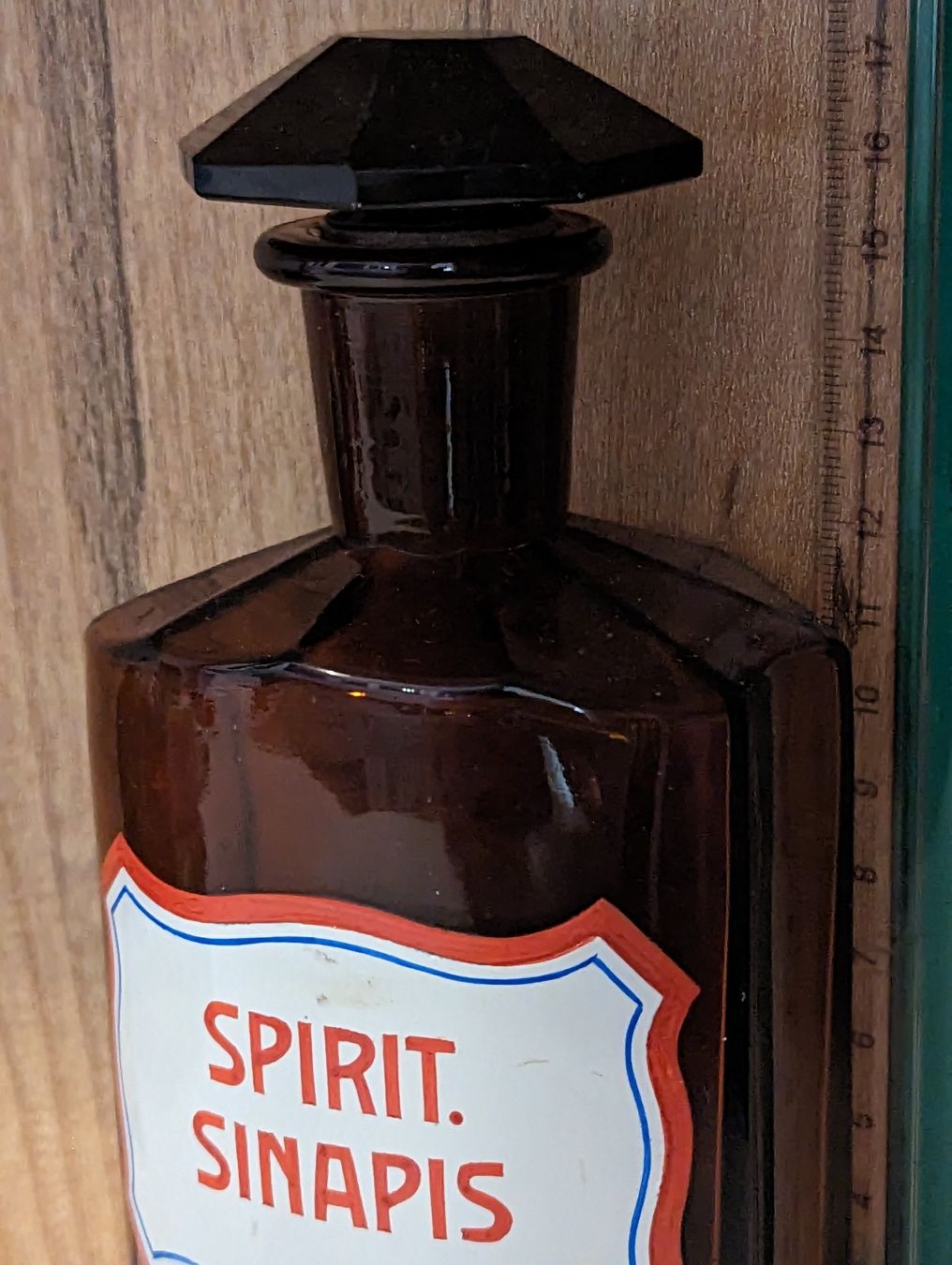 Laborzubehör: Antike Apothekerflasche Sinapis (Senf ) – Gebraucht aus Baden von swiss-alps 2