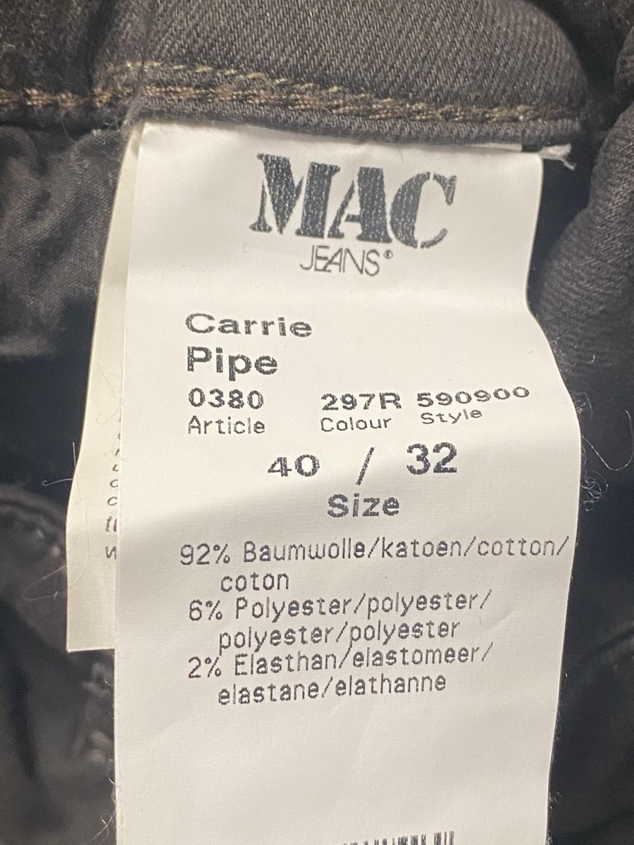 Jeans: D‘braune Strechjeans von MAC Gr.40 – Usato da Biel-Benken BL venduto da PANORMUS 2