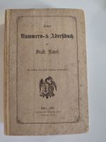 Neues Nummern- & Adressbuch der Stadt Basel