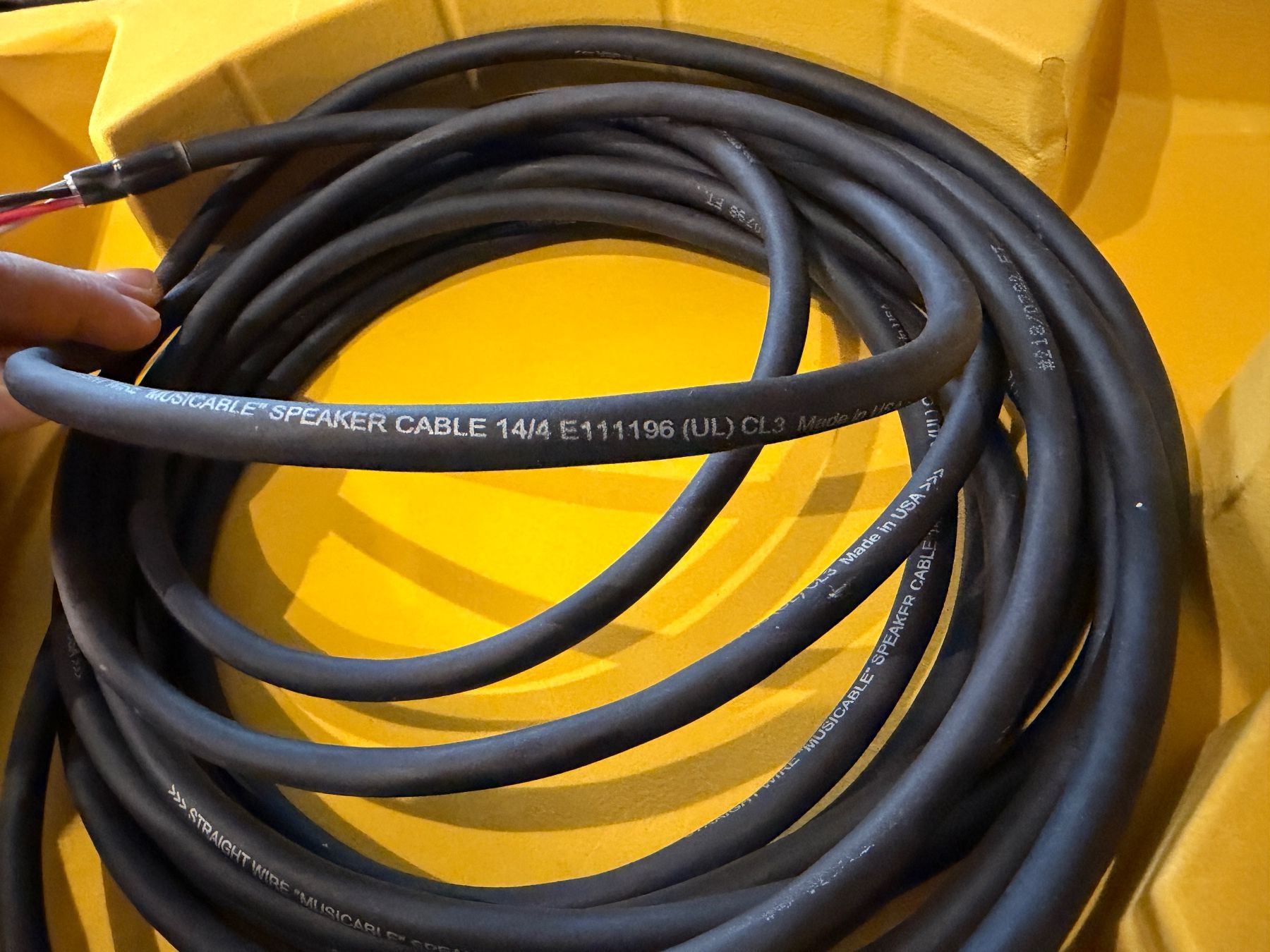 Cavi: Straight Wire Musicable 8 Meter - Lautsprecherkabel – Usato da Horgen venduto da Auction-Kings 1