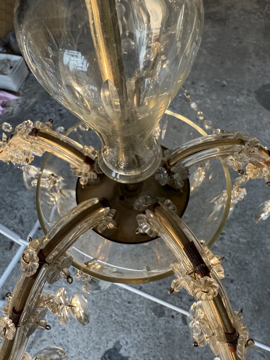 Lampadari & plafoniere: Antiker Glas Kristall Kronleuchter – Usato da Benglen venduto da Dubai1234 3