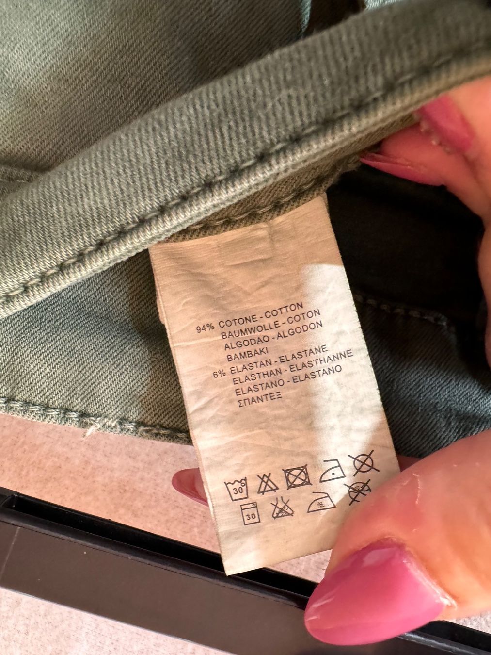Jeans: Mintgrüne Jeans Gr. S – Usato da Grosswangen venduto da second_hand_dress 5