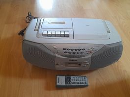 Sony CD Radio Cassettenrecorder CFD-S36L mit Fernbedienung