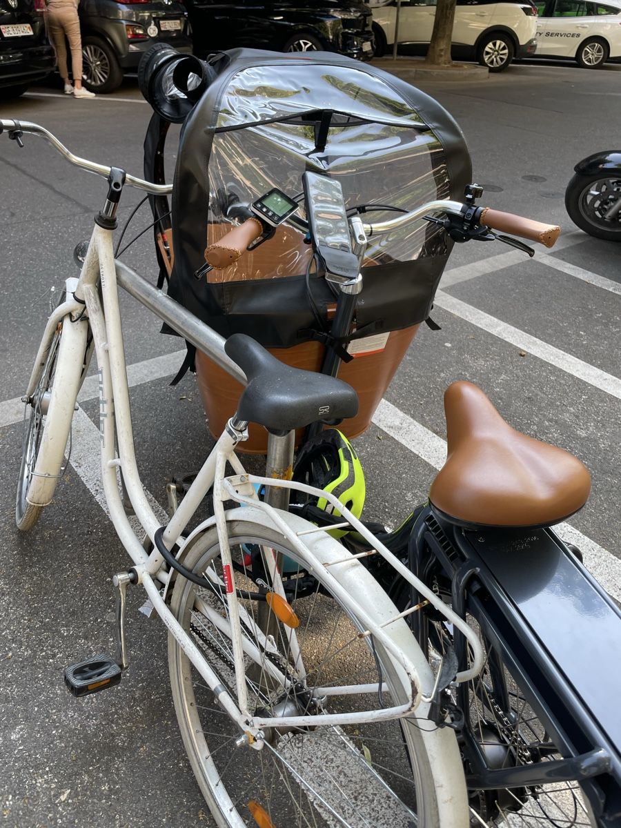 Babboe Vélos: Babboe Vélo Cargo avec support maxi cosy – D'occasion à Geneve par sophiemontalcini 2