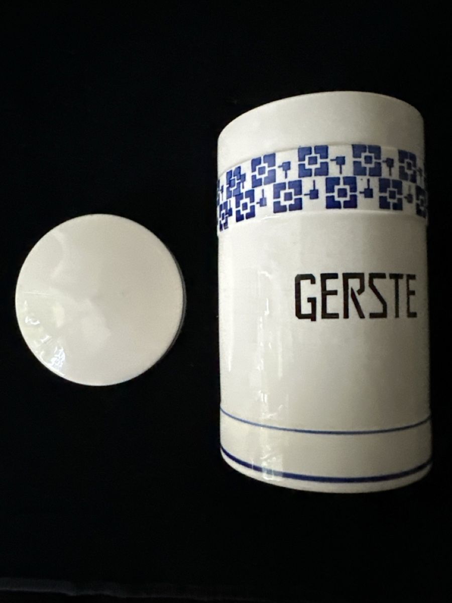 Zuckerdosen: Aufbewahrungs-Dose für Gerste – Gebraucht aus Zürich von Chaeffeler 3