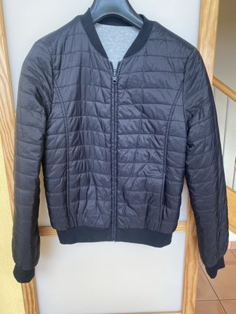 veste Sisley réversible noir et gris S neuf  Envoi possible/