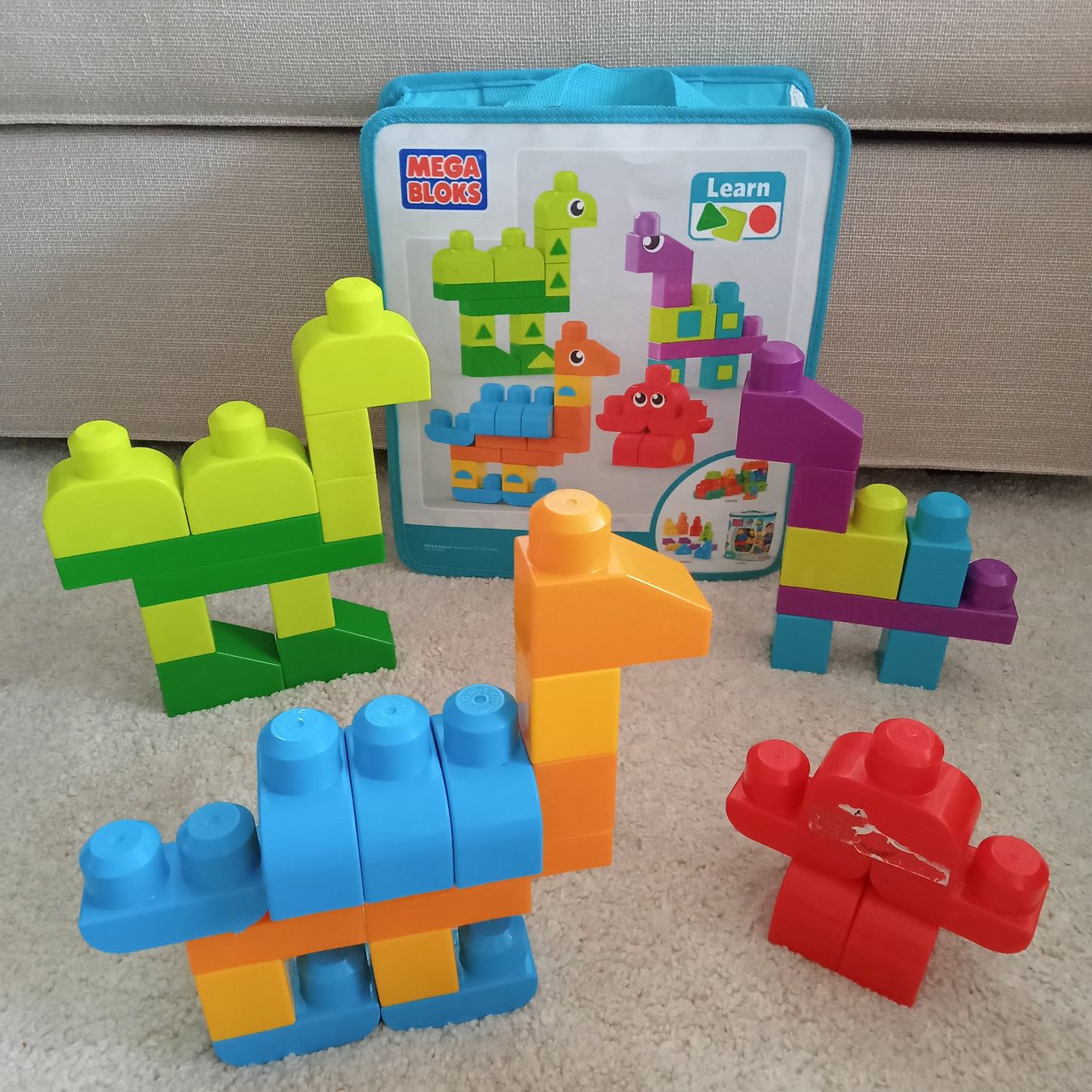 Fisher-Price Jouets: Bausteine Mega Blocks Learn 40 Stk. + Airport – D'occasion à Baden par Gian_Lu