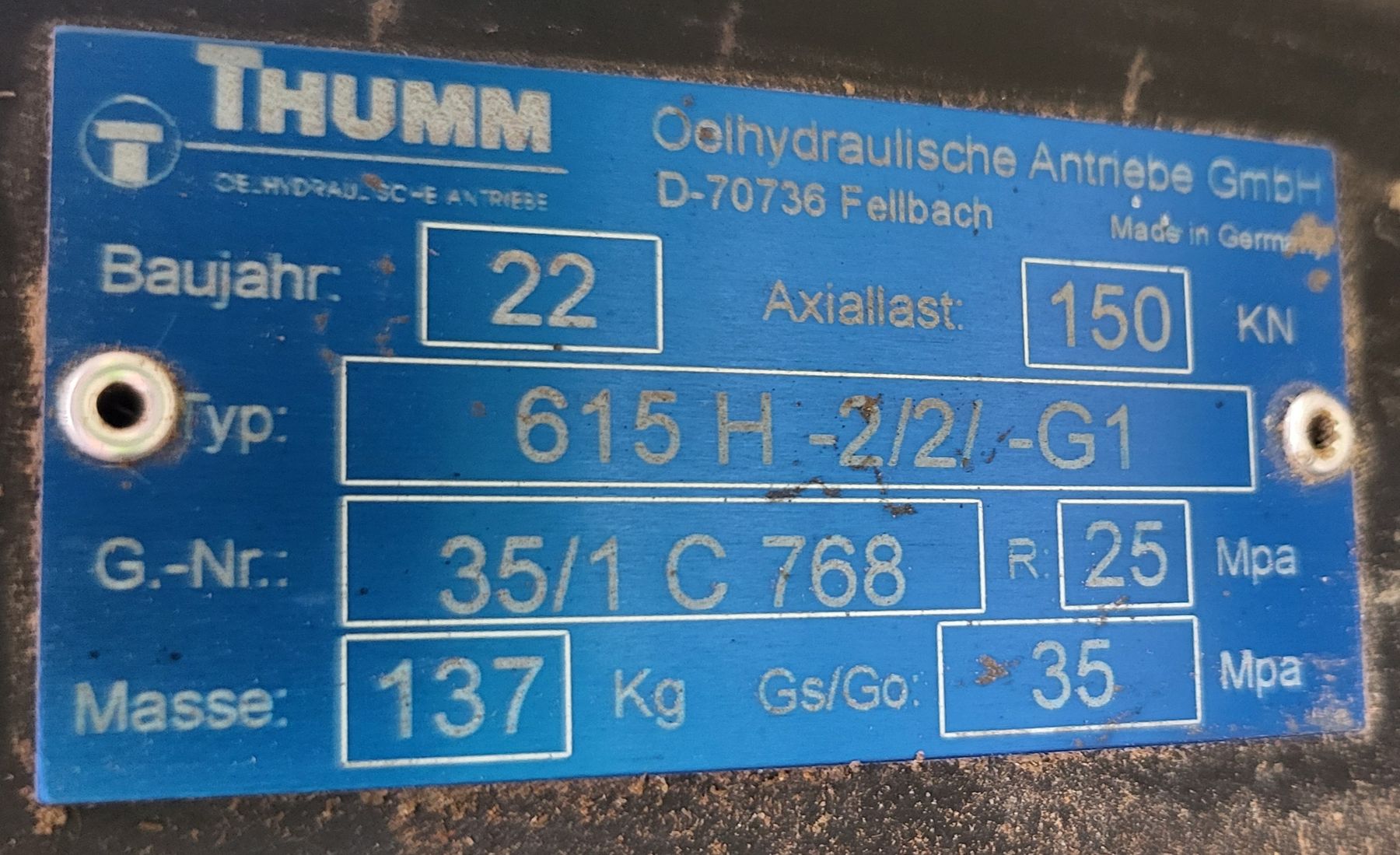 Tutte le macchine: Thumm Rotator 615 15 t, zu Bagger, Greifer, Ersatzteile – Usato da Widnau venduto da weruwi 2
