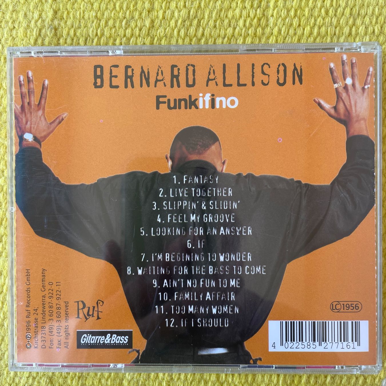 CD: BERNARD ALLISON-FUNKIFINO – Usato da Rorschacherberg venduto da CD-Roli 1