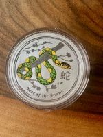 1 Oz Silbermünze Lunar 2 Schlange 2013 Color