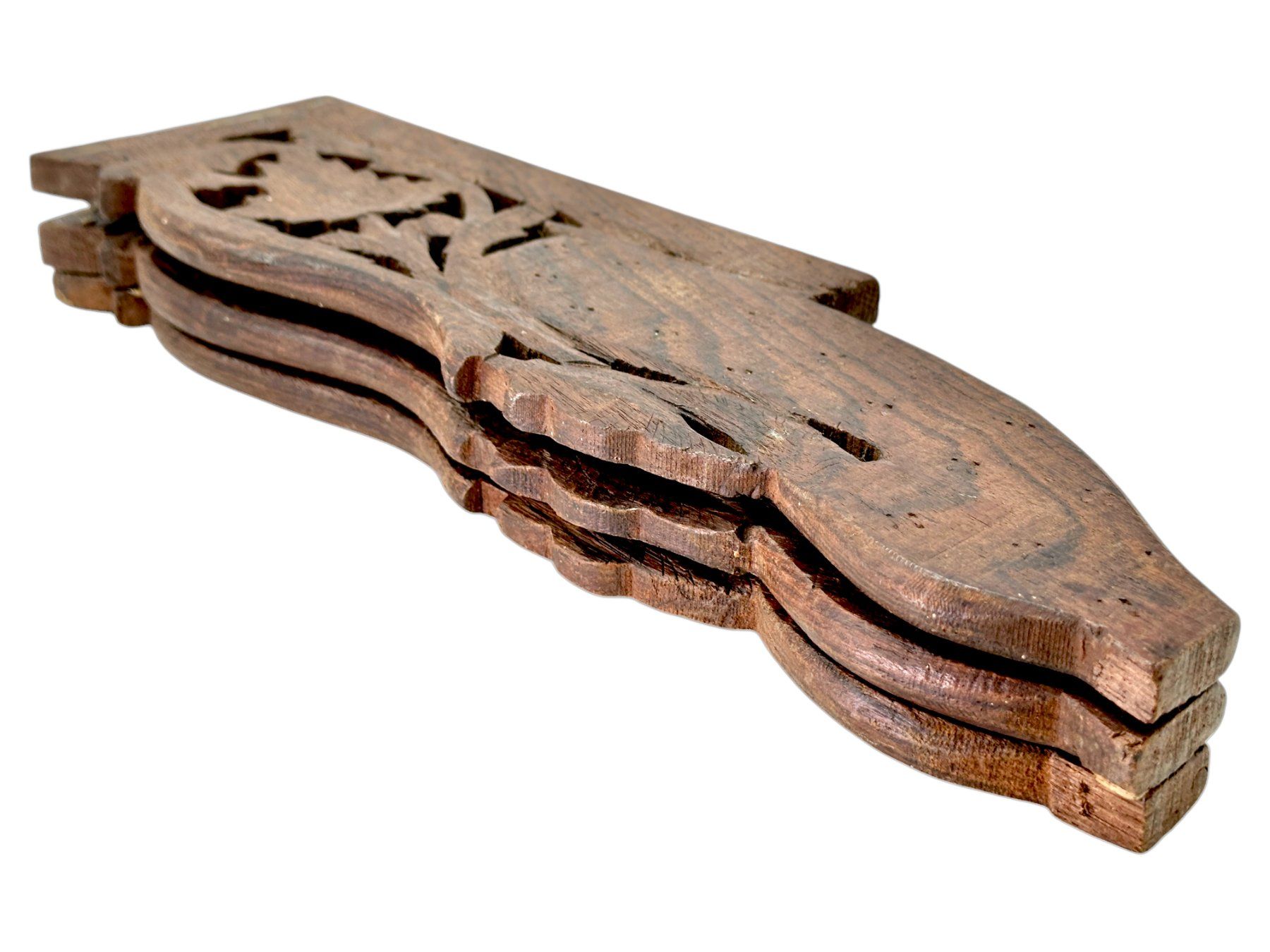 Tische: Table pliante antique birmane sculptée bois de palissandre – Gebraucht aus Morges von objetsdepoque 7