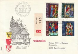 1969 Pro Patria Brief Bundesfeierstempel RÜTLI 01. August