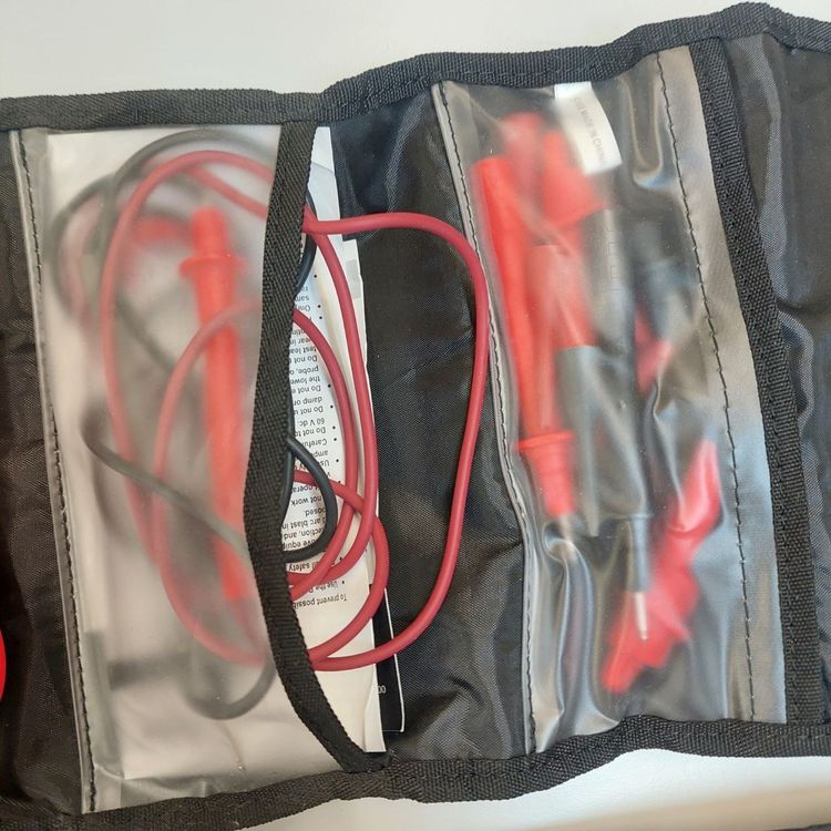 Nicrulp Multimeter Kabel Set 8-tlg - Messspitzen & Leitungen 1,2m