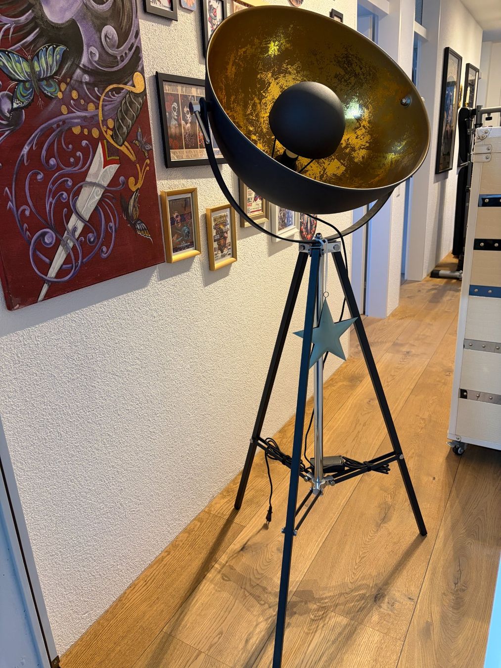 Pfister Lampade: Stehlampe Metall Gold – Usato da Teufenthal AG venduto da katande56