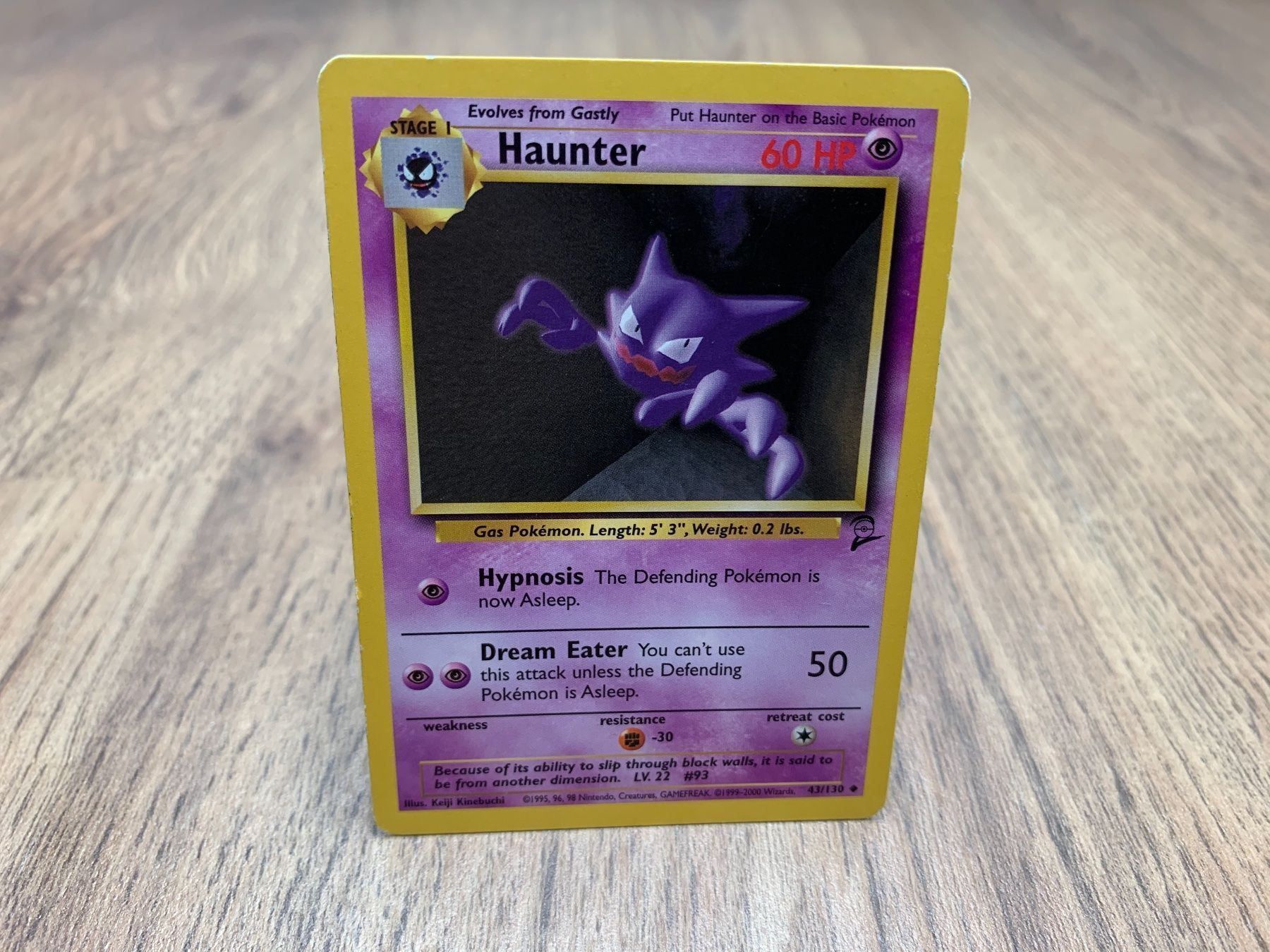 Pokémon Carte collezionabili: Pokemon Base set 2 Haunter 43/130 – Usato da Hallau venduto da R.R.91
