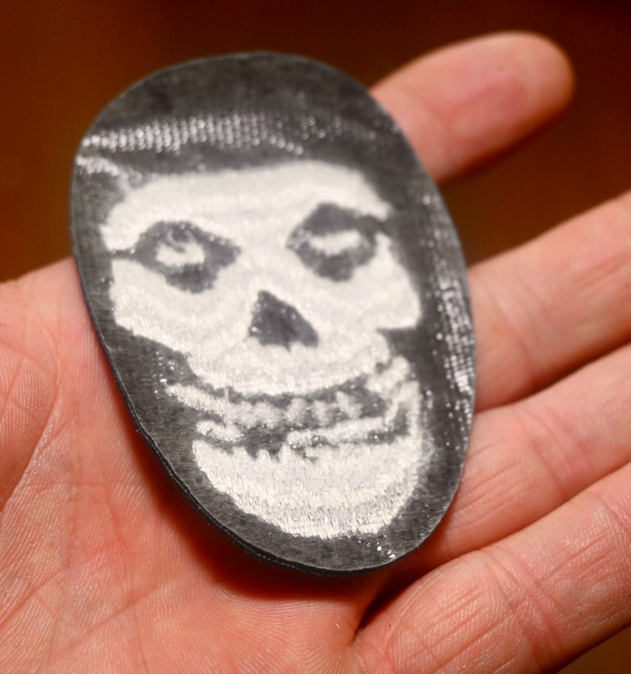 Dischi in vinile: VINTAGE Misfits Crimson Ghost Skull Patch / Badge – Usato da Pfaffhausen venduto da mono_rec 3