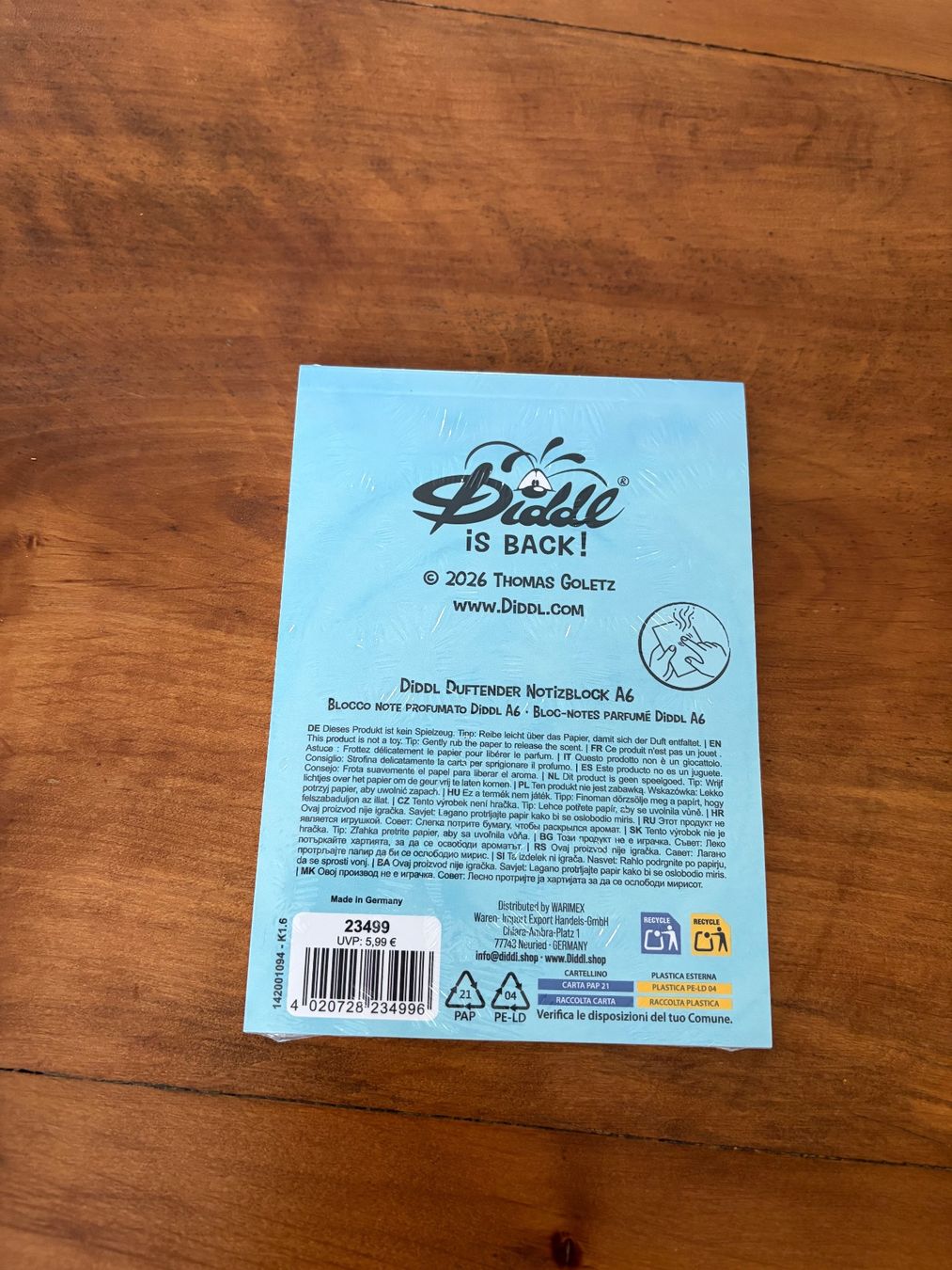 Blocchi: Diddl Notizblock A6 neu und original verpackt – Nuovo e nell'imballaggio originale da Winkel venduto da strm01 1